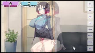 Waifu Hub S5 - Elma [ PARODY HENTAI Game ] Ep.1 sexy dragon maid don't like preliminary !