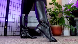 Winter皮革Riding Boots预览