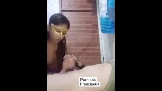 Pinay Nilunok Tamod ng Client sa Halagang 1k (Cum Swallow)