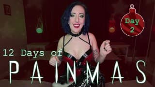 DAY 2 - 12 DAYS OF PAINMAS - Preview - Christmas CBT & Pain Play Slave Tasks by Miss Faith Rae with BDSM Instr