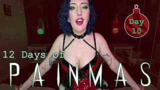 DAY 10 - 12 DAYS OF PAINMAS - Preview - Christmas CBT & Pain Play Slave Tasks by Miss Faith Rae