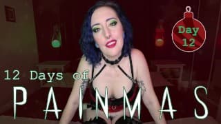 DAY 12 - 12 DAYS OF PAINMAS - Preview - Christmas CBT & Pain Play Slave Tasks by Miss Faith Rae