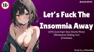 [F4M系列]让我们把失眠症赶走 [GFE] [爱] [有益健康] ASMR 色情音频角色扮演