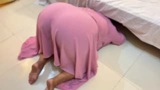 Egyptian Big Ass & Pussy Hot Stepmom Stuck Under Bed Then She Want Hardcore Fuck From Son's Friend