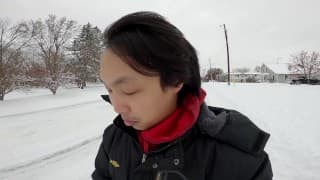 第 8 天无家可归。大雪天。今年的第一天！！