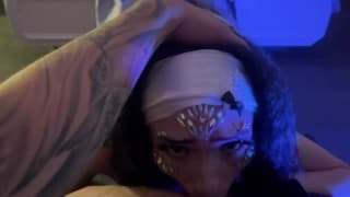 Pov: fortune teller gives you advice and head