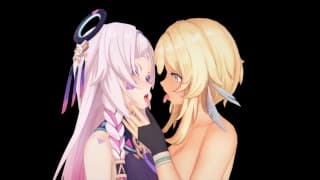 Citlali x Lumine [ Genshin Impact Lesbian Yuri Hentai 3D Animation sex r34]