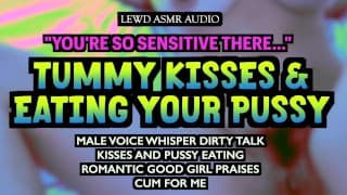 让我Kiss你的肚子，吃你的阴户，直到你射精 [淫秽的 ASMR 耳语音频] [va] [角色扮演]