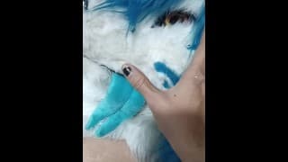 女孩在放荡的Wolf中卡明