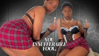 你这个无法忍受的傻瓜。完整视频 eKRYSTALLINE Femdom Findom 羞辱 Beta 安全