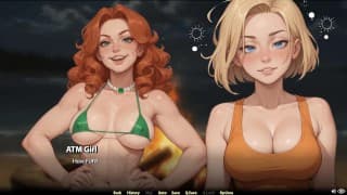 Moonripple Lake：男友让他的女孩在海滩上赤裸上身，这样他就可以在一群人面前看着她