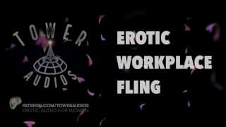 办公室里的情色邂逅。 适合女性的情色音频。说英语。