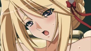 Blonde女仆与大Nice奶喜欢在车内操屄