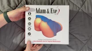 Adam & Eve College COED Backdoor Booty Ultra Realistic Anal & Vagina Masturbator  Opening Box