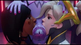 Futa Widow x Pharah and Mercy  taker POV fairy