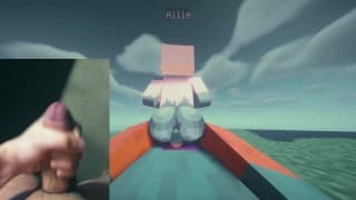 我混蛋与Minecraft中的美人鱼发生性关系