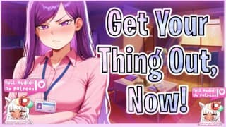 [F4M] |在室友糟糕的一周工作💢🍆💦后对她进行粗暴的缠身 {ASMR}