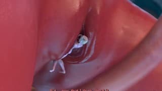 Futanari与大鸡巴发生性关系3d